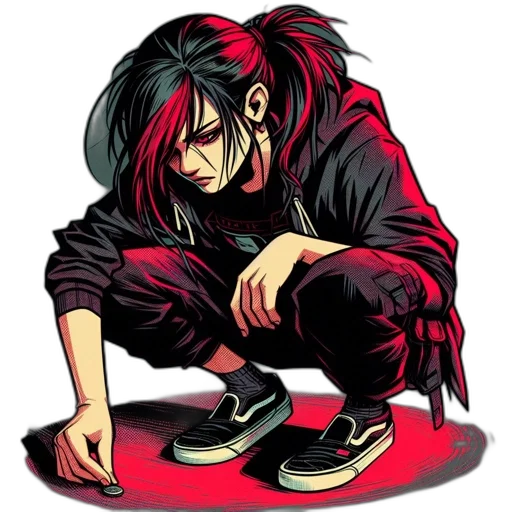 jacket, comic book art, concept art, cartoon transparent PNG cut-out