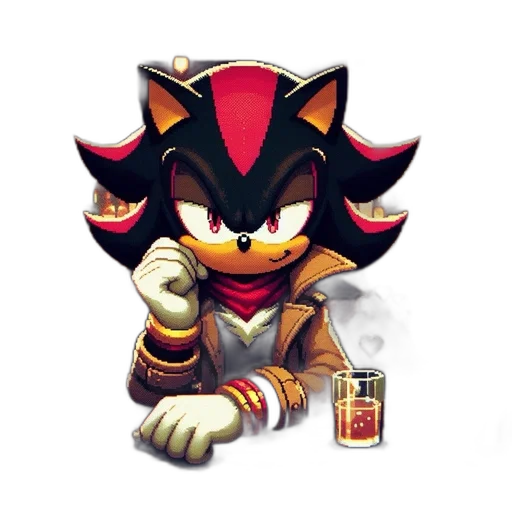 staff, animal, pixel art, concept art transparent PNG cut-out