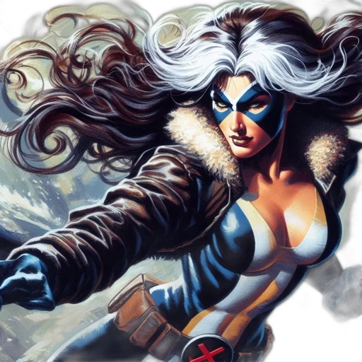 comic book art, fantasy art, concept art, photorealistic transparent PNG cut-out