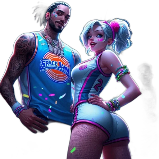 concept art, cyberpunk, fantasy art, vaporwave transparent PNG cut-out