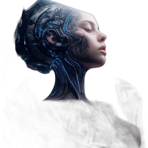 robot, mask, face, dress transparent PNG cut-out