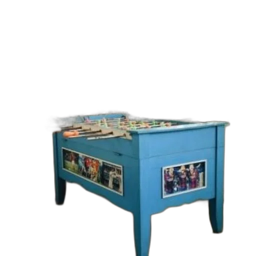 furniture, 3d render, blue, vibrant transparent PNG cut-out
