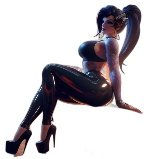 dress, staff, concept art, 3d render transparent PNG cut-out
