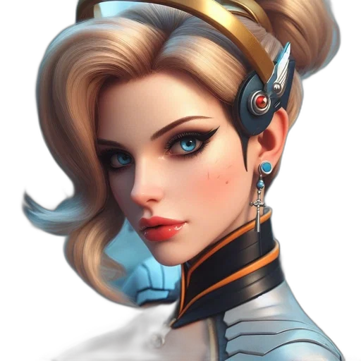 staff, face, robot, crown transparent PNG cut-out