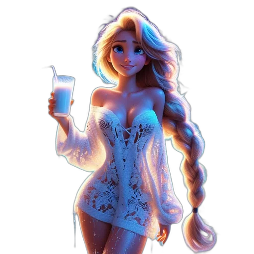 dress, cartoon, fantasy art, concept art transparent PNG cut-out