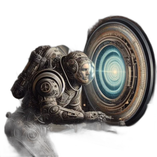 robot, weapon, jewelry, staff transparent PNG cut-out