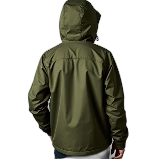 jacket, 3d render, green, fjalerdal transparent PNG cut-out