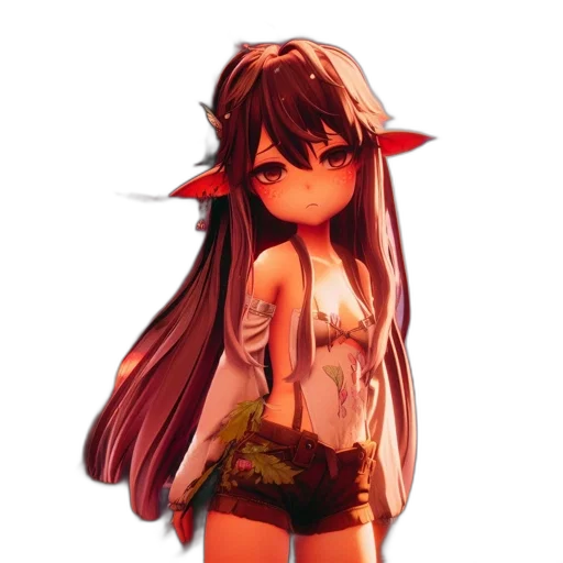 staff, creature, dress, animal transparent PNG cut-out