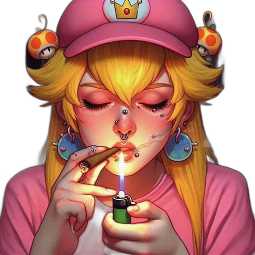 hat, crown, staff, face transparent PNG cut-out