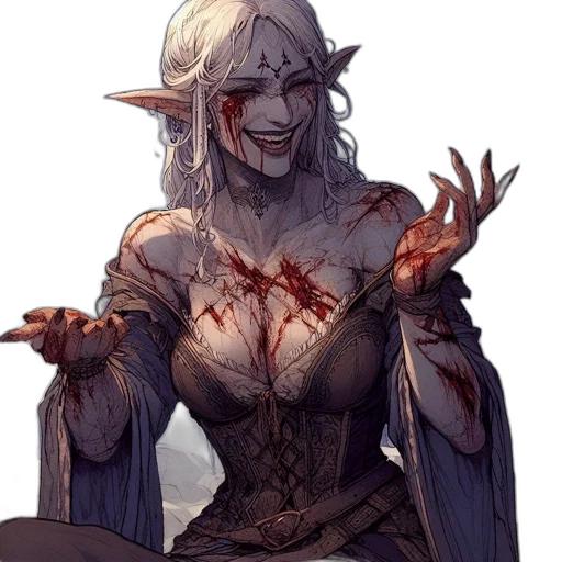 staff, creature, fantasy art, concept art transparent PNG cut-out