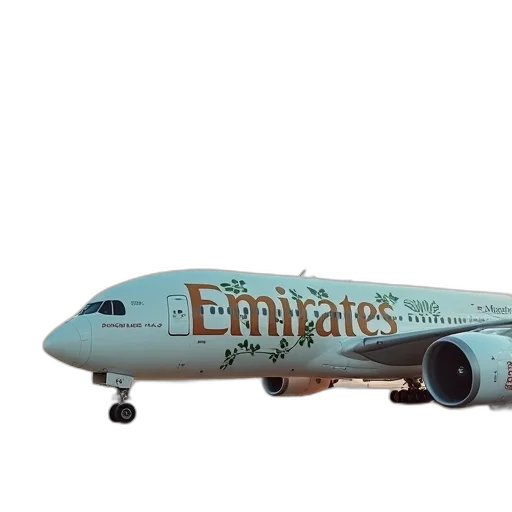 3d render, photorealistic, passenger, aircraft transparent PNG cut-out