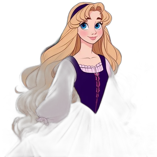 dress, crown, cartoon, pixel art transparent PNG cut-out