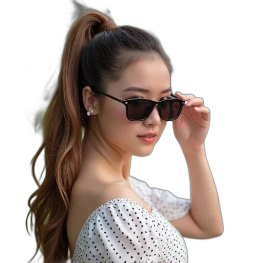 jewelry, dress, hair, face transparent PNG cut-out