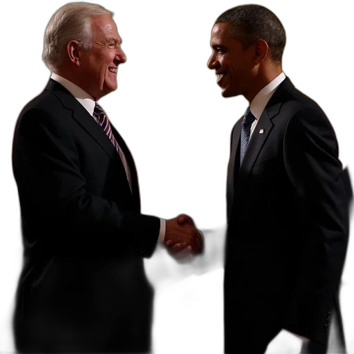 president, barack, vice, cheney transparent PNG cut-out