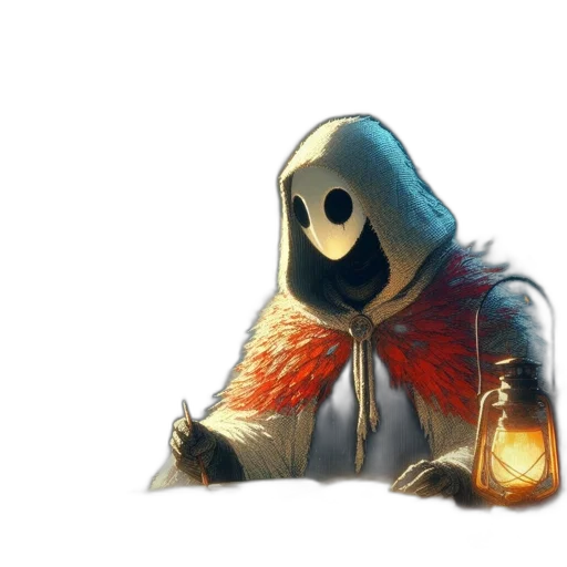 mask, jacket, creature, face transparent PNG cut-out