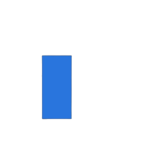 robot, pixel art, blue, monochrome transparent PNG cut-out
