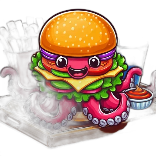food, creature, concept art, pixel art transparent PNG cut-out