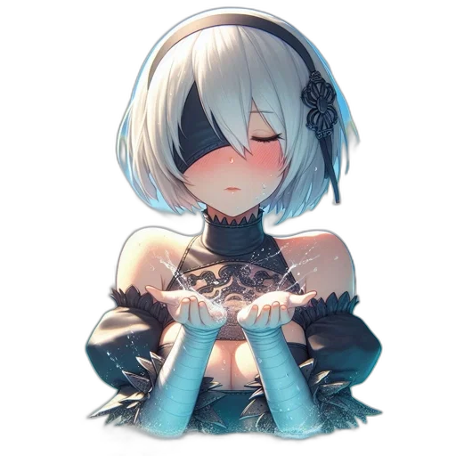 robot, mask, weapon, staff transparent PNG cut-out