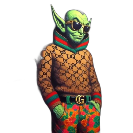mask, creature, jacket, dress transparent PNG cut-out