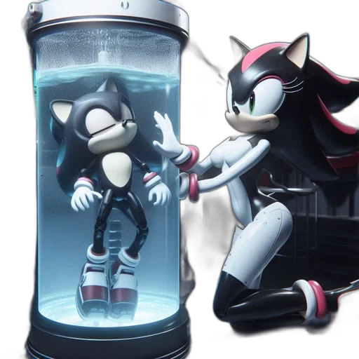 bottle, concept art, 3d render, vaporwave transparent PNG cut-out