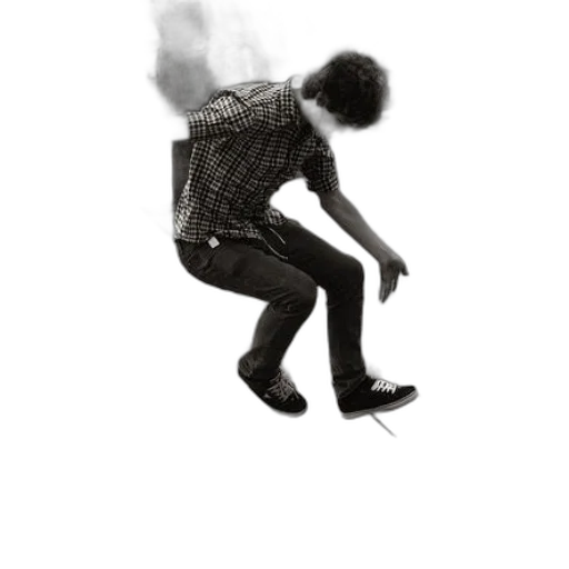 staff, shoes, hair, dragon transparent PNG cut-out