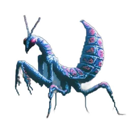 creature, animal, dragon, robot transparent PNG cut-out