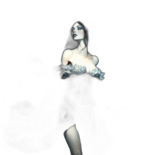 dress, staff, mask, robot transparent PNG cut-out