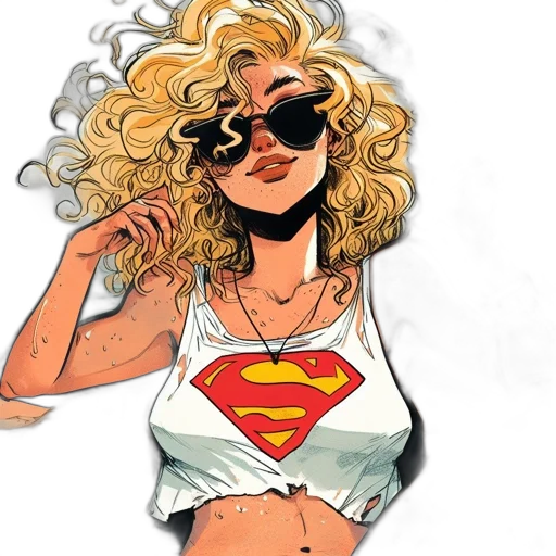 comic book art, cartoon, concept art, watercolor transparent PNG cut-out