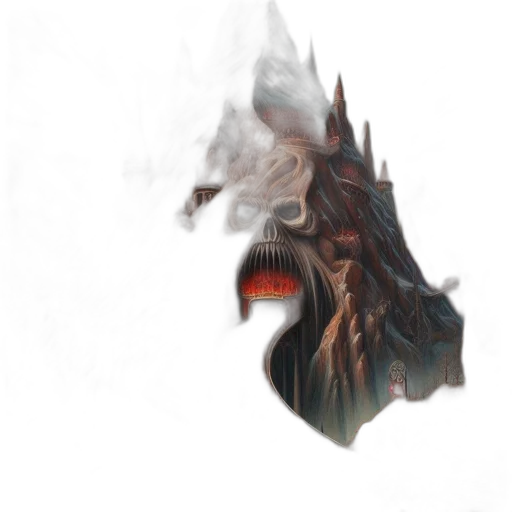 dragon, mask, crown, creature transparent PNG cut-out