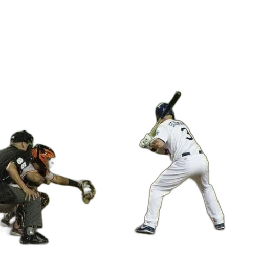 concept art, baseball, player, white transparent PNG cut-out