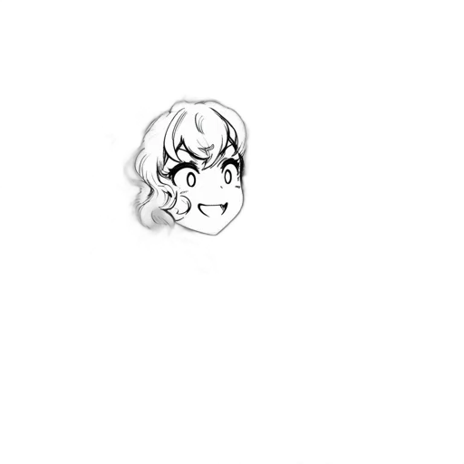 face, staff, creature, hair transparent PNG cut-out