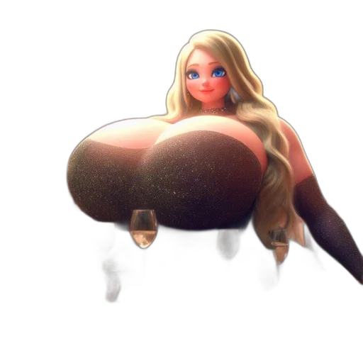 creature, animal, dress, hair transparent PNG cut-out
