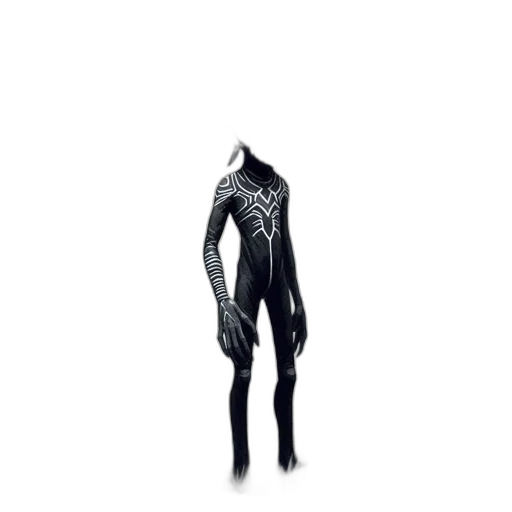 jacket, dress, mask, creature transparent PNG cut-out