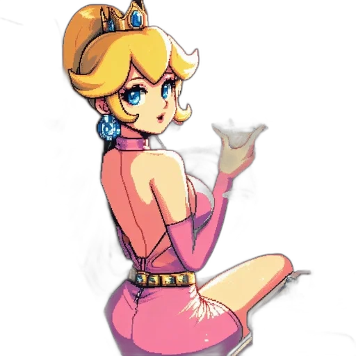 dress, crown, staff, concept art transparent PNG cut-out