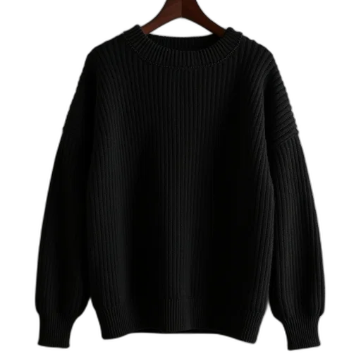 jacket, 3d render, dark, monochrome transparent PNG cut-out