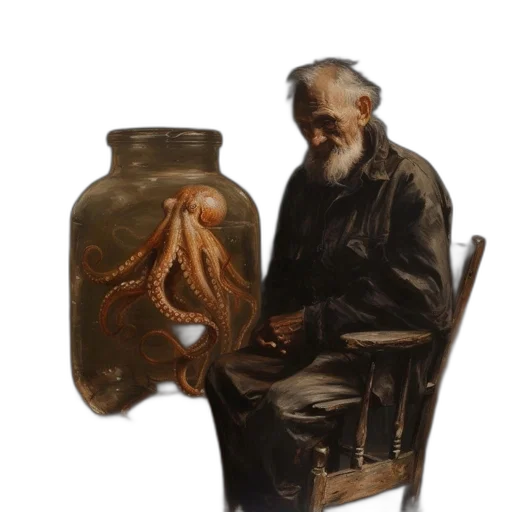 bottle, creature, furniture, mask transparent PNG cut-out