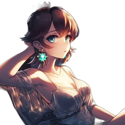 dress, crown, jewelry, face transparent PNG cut-out