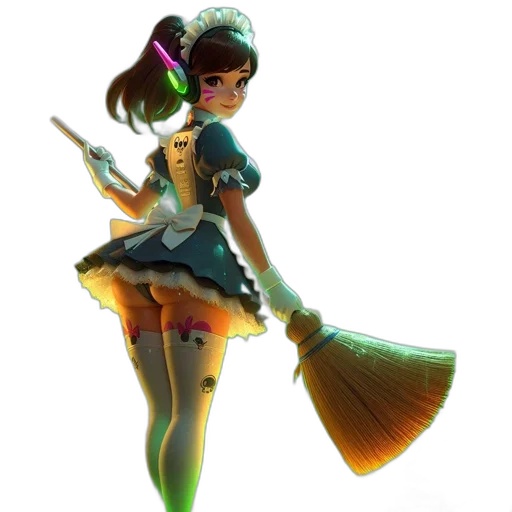 staff, weapon, concept art, 3d render transparent PNG cut-out