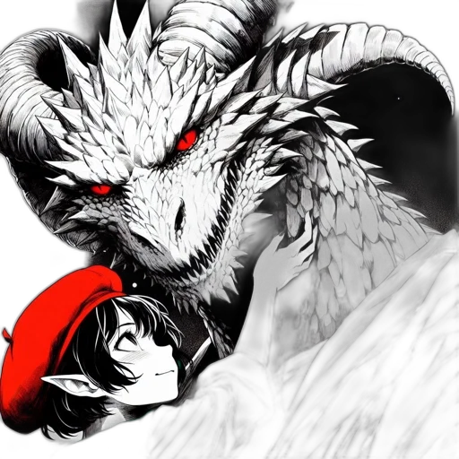 dragon, creature, mask, fantasy art transparent PNG cut-out