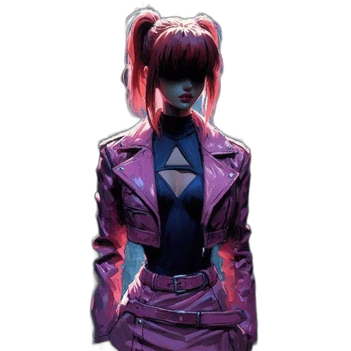 jacket, dress, robot, staff transparent PNG cut-out