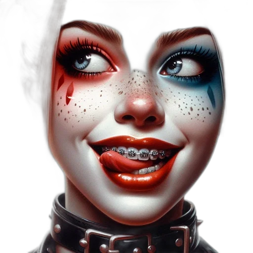face, mask, comic book art, photorealistic transparent PNG cut-out