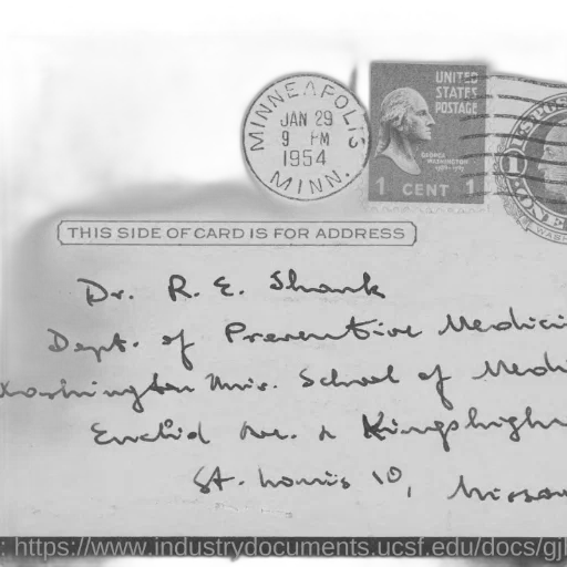 postcard, minneapolis, minnesota, dated transparent PNG cut-out