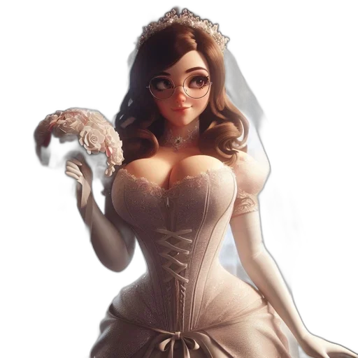 dress, crown, jewelry, robot transparent PNG cut-out
