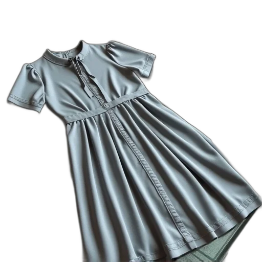 dress, 3d render, photorealistic, earth tones transparent PNG cut-out