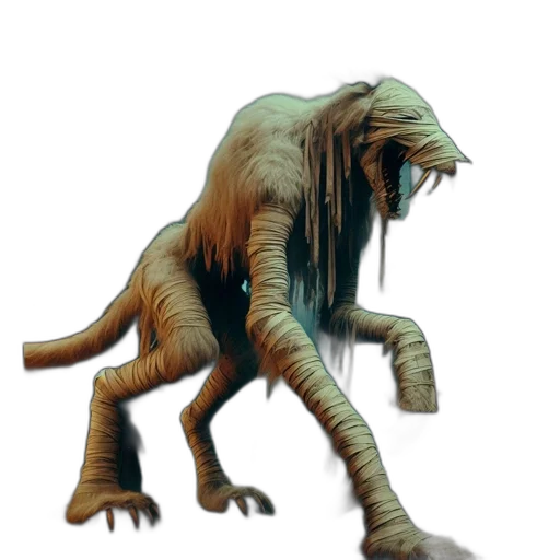 creature, animal, dragon, staff transparent PNG cut-out