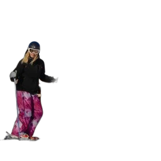 jacket, three, skiers, pose transparent PNG cut-out