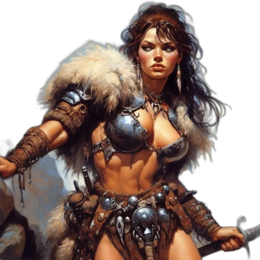 fantasy art, comic book art, concept art, photorealistic transparent PNG cut-out