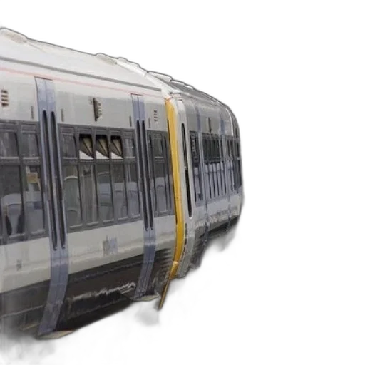 3d render, photorealistic, concept art, train transparent PNG cut-out