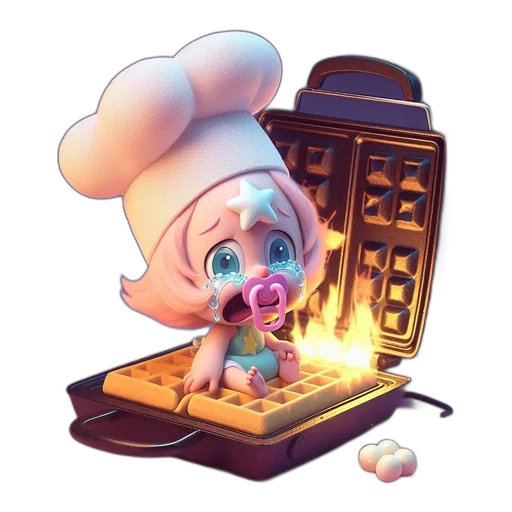 food, staff, concept art, 3d render transparent PNG cut-out