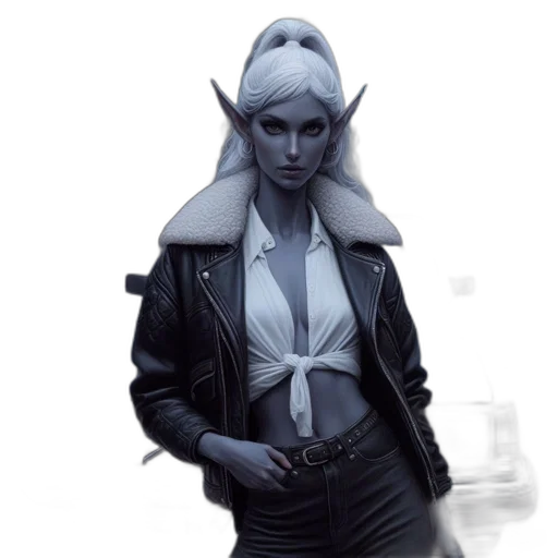 jacket, staff, concept art, fantasy art transparent PNG cut-out